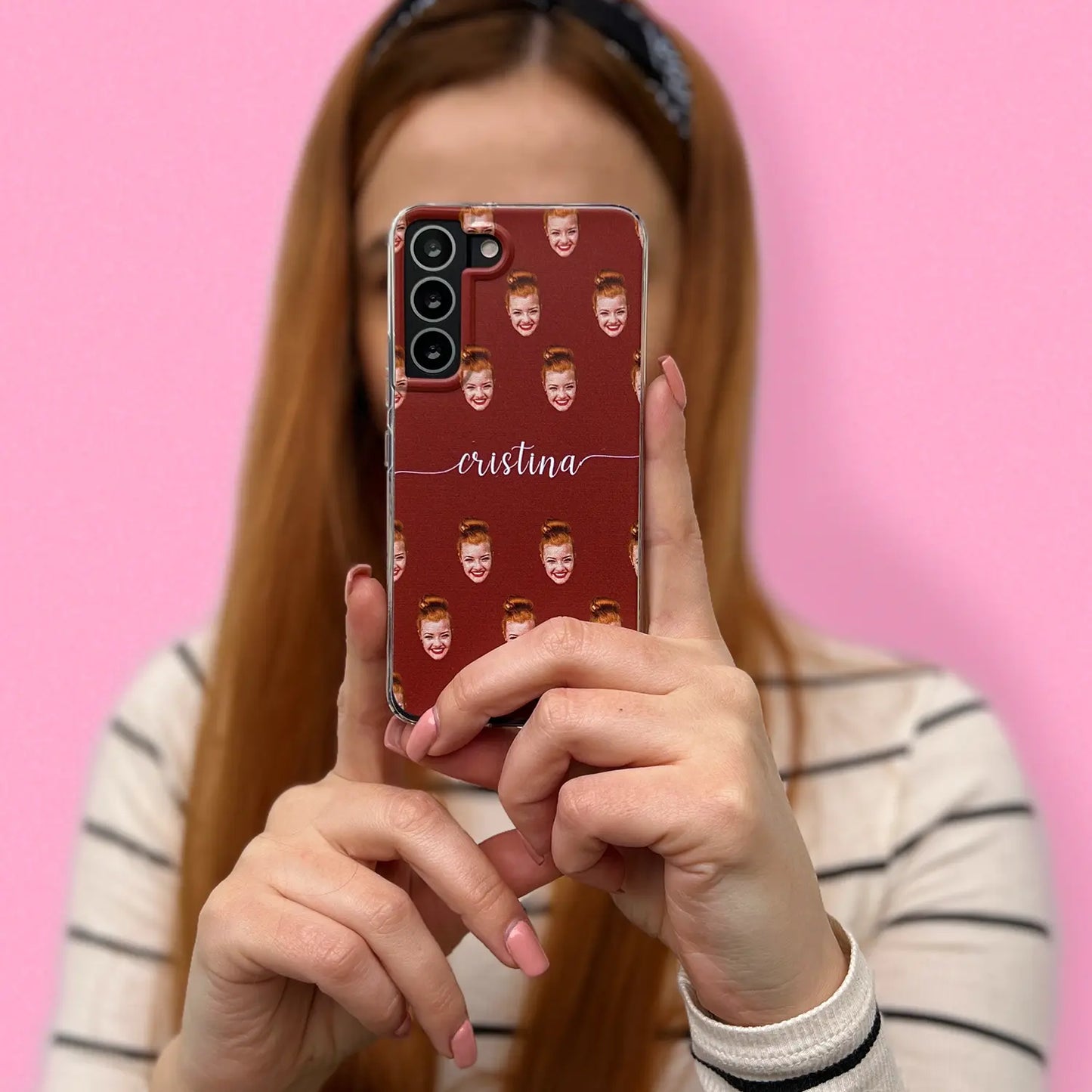 Face & Swirls - Custom Galaxy A Case