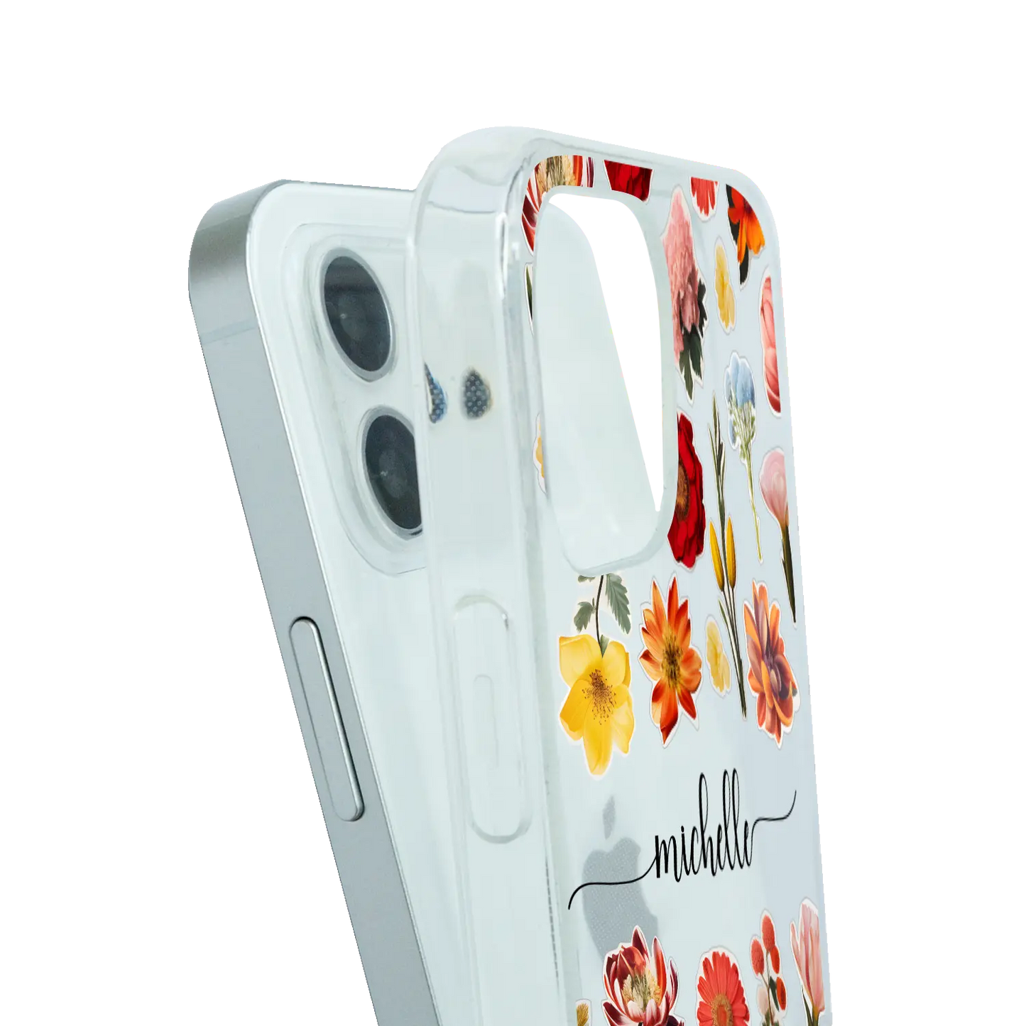 Blomsterklistermærker - Custom Galaxy A Case