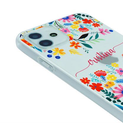 Happy Flowers - Custom Galaxy A Mobilcover