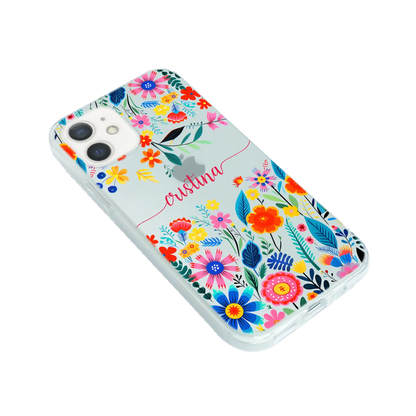 Happy Flowers - Custom Galaxy A Mobilcover