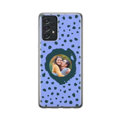 Grunge Dots Picture Style - Custom Galaxy A Case