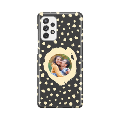 Grunge Dots Picture Style - Custom Galaxy A Case