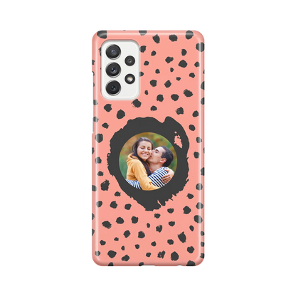 Grunge Dots Picture Style - Custom Galaxy A Case