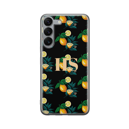 Citronmønster - Custom Galaxy S Case