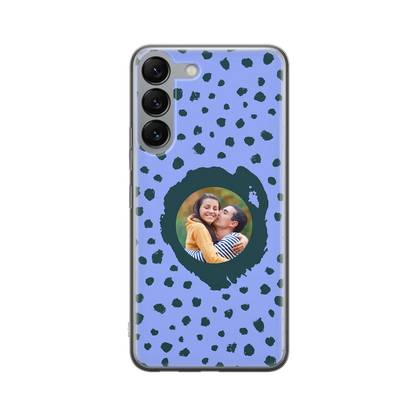 Grunge Dots Picture Style - Custom Galaxy S Case