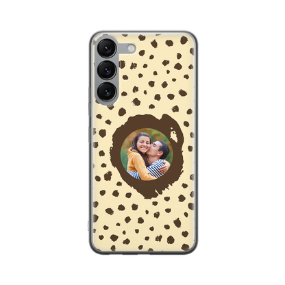 Grunge Dots Picture Style - Custom Galaxy S Case