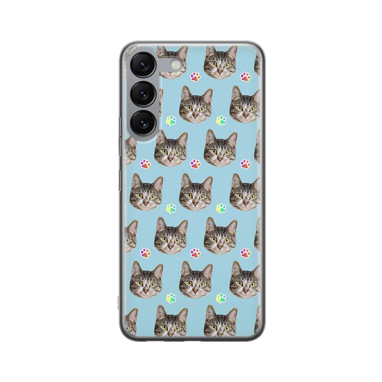 Face & Paws - brugerdefineret Galaxy S-etui