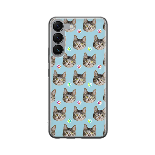 Face & Paws - brugerdefineret Galaxy S-etui