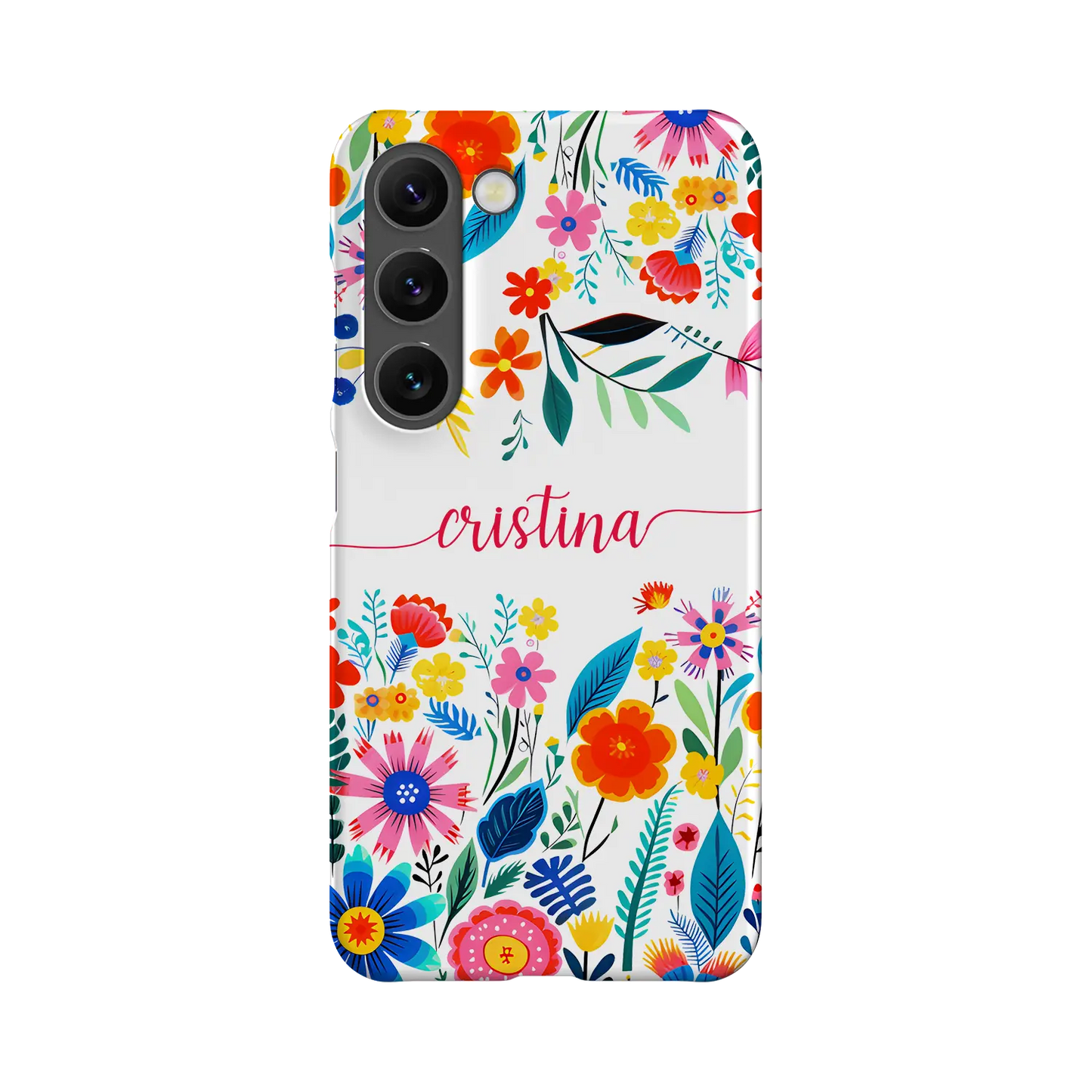 Happy Flowers - Custom Galaxy S Mobilcover