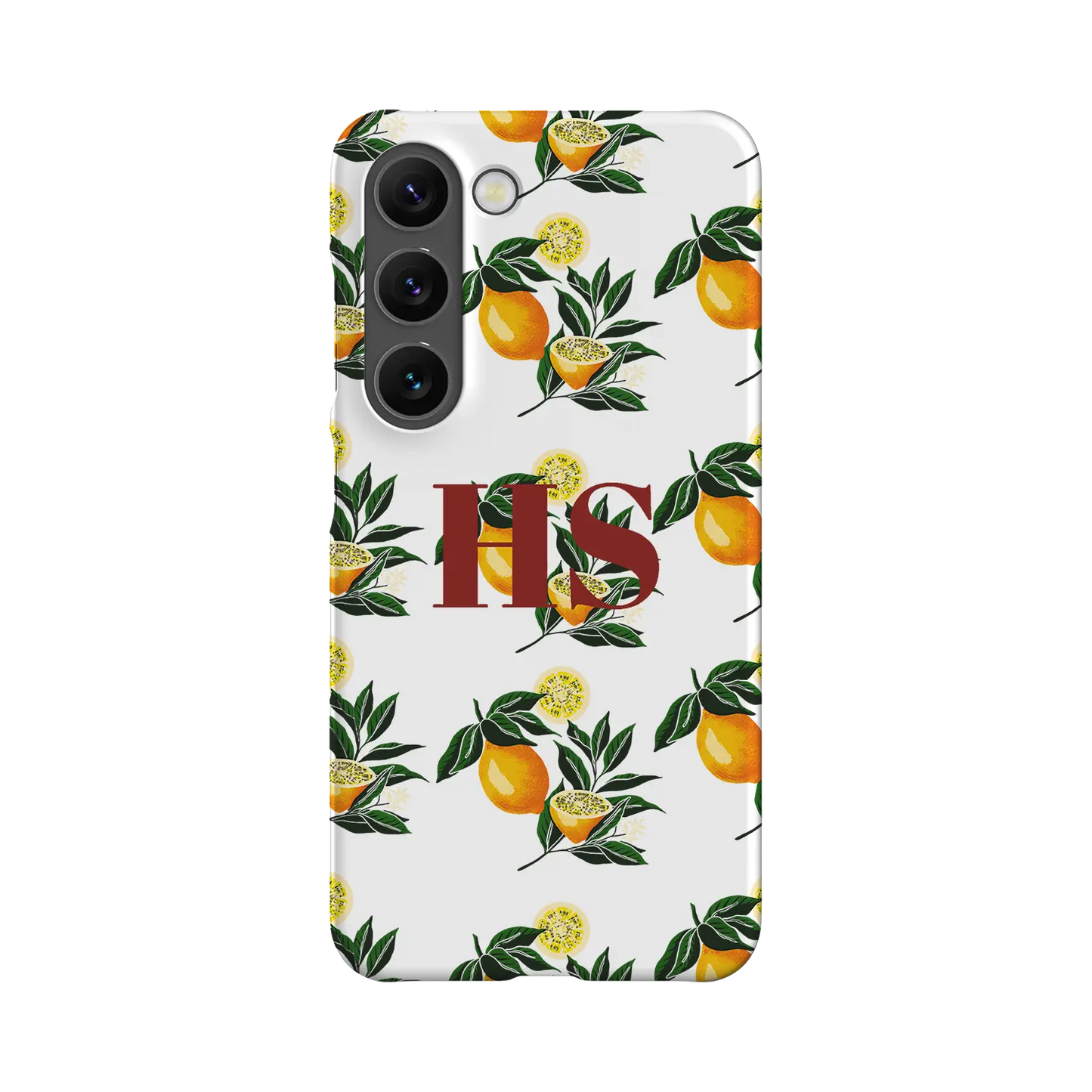 Citronmønster - Custom Galaxy S Case