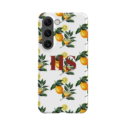 Citronmønster - Custom Galaxy S Case