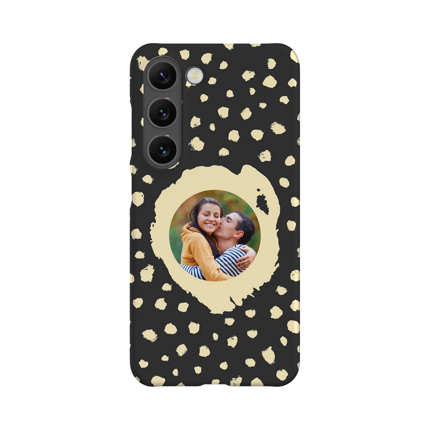 Grunge Dots Picture Style - Custom Galaxy S Case