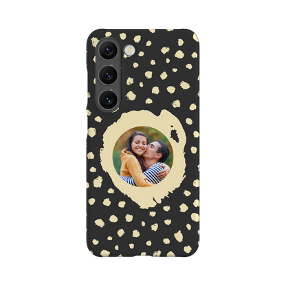 Grunge Dots Picture Style - Custom Galaxy S Case