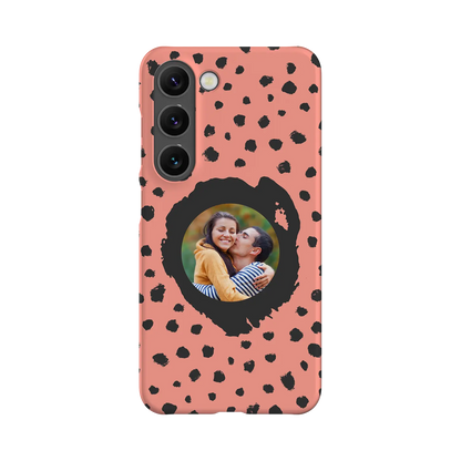 Grunge Dots Picture Style - Custom Galaxy S Case