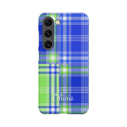 Plaid & Simple - Brugerdefineret Galaxy S-etui