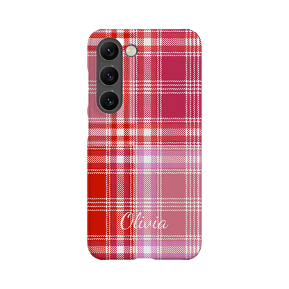 Plaid & Simple - Brugerdefineret Galaxy S-etui