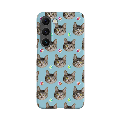 Face & Paws - brugerdefineret Galaxy S-etui