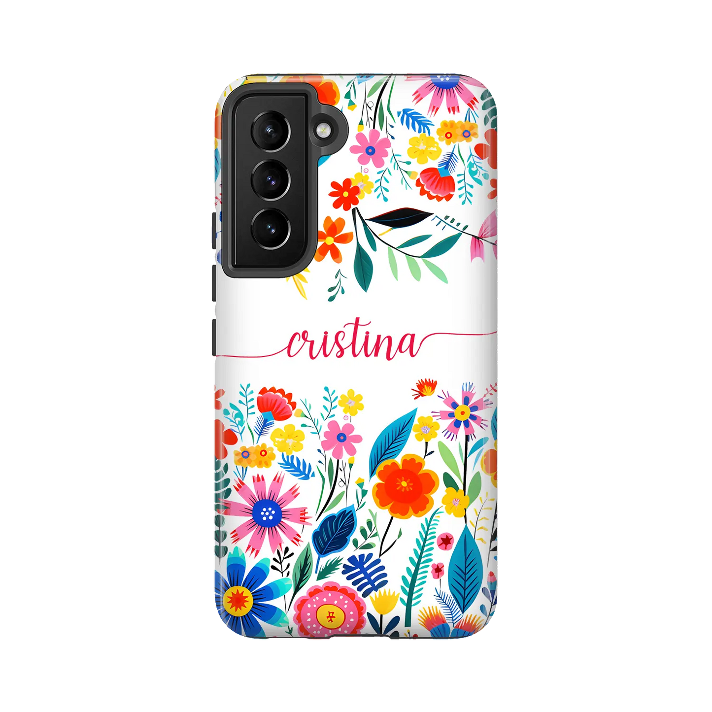 Happy Flowers - Custom Galaxy S Mobilcover