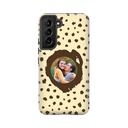 Grunge Dots Picture Style - Custom Galaxy S Case