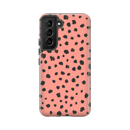 Grunge Dots - brugerdefineret Galaxy S-etui