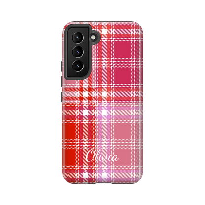 Plaid & Simple - Brugerdefineret Galaxy S-etui