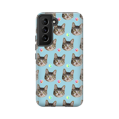 Face & Paws - brugerdefineret Galaxy S-etui