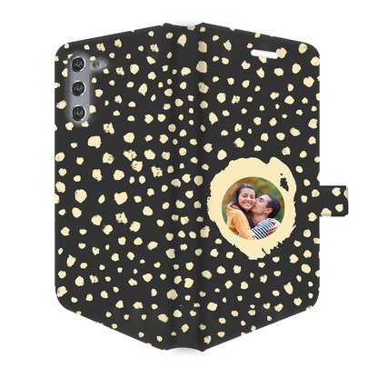 Grunge Dots Picture Style - Custom Galaxy S Case