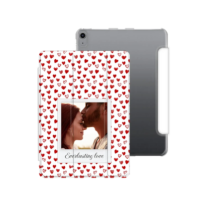 Polaroid-hjerter - iPad-etui med eget design