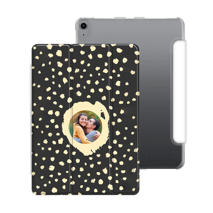 Grunge Dots Picture Style - brugerdefineret iPad-etui