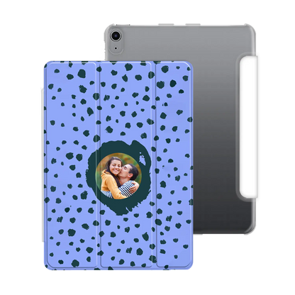 Grunge Dots Picture Style - brugerdefineret iPad-etui