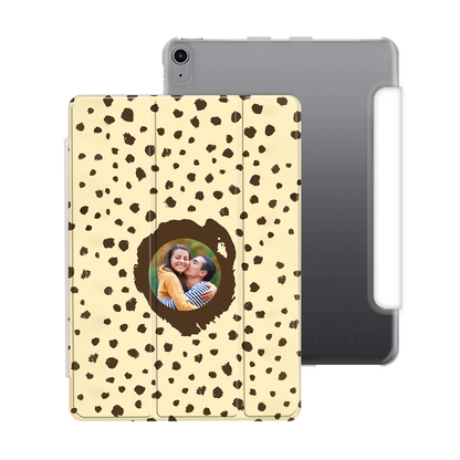 Grunge Dots Picture Style - brugerdefineret iPad-etui