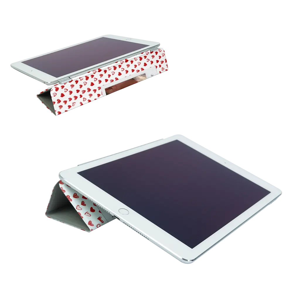 Polaroid-hjerter - iPad-etui med eget design