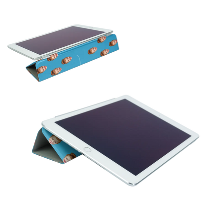 Face & Swirls - brugerdefineret iPad-etui