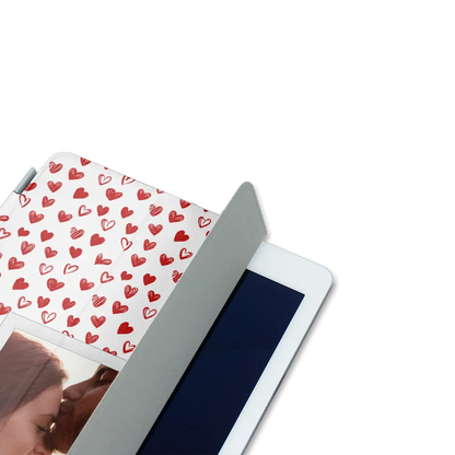 Polaroid-hjerter - iPad-etui med eget design