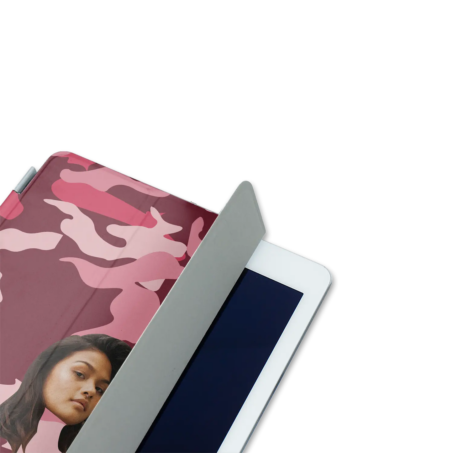 Let's Face It - Camouflage - brugerdefineret iPad-etui