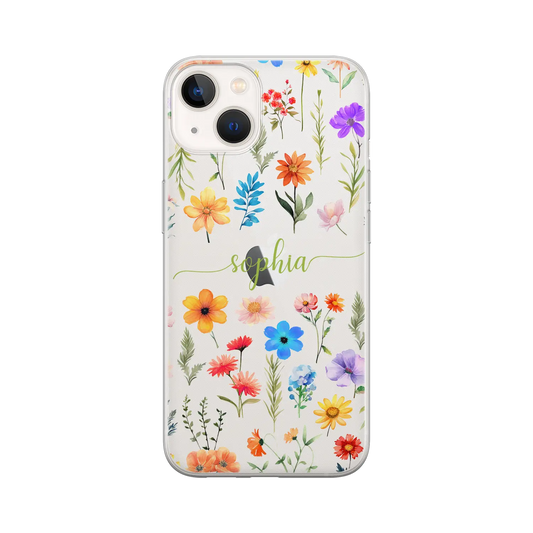 Blomster - Brugerdefineret iPhone Mobilcover