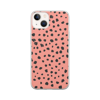 Grunge Dots - brugerdefineret iPhone-etui