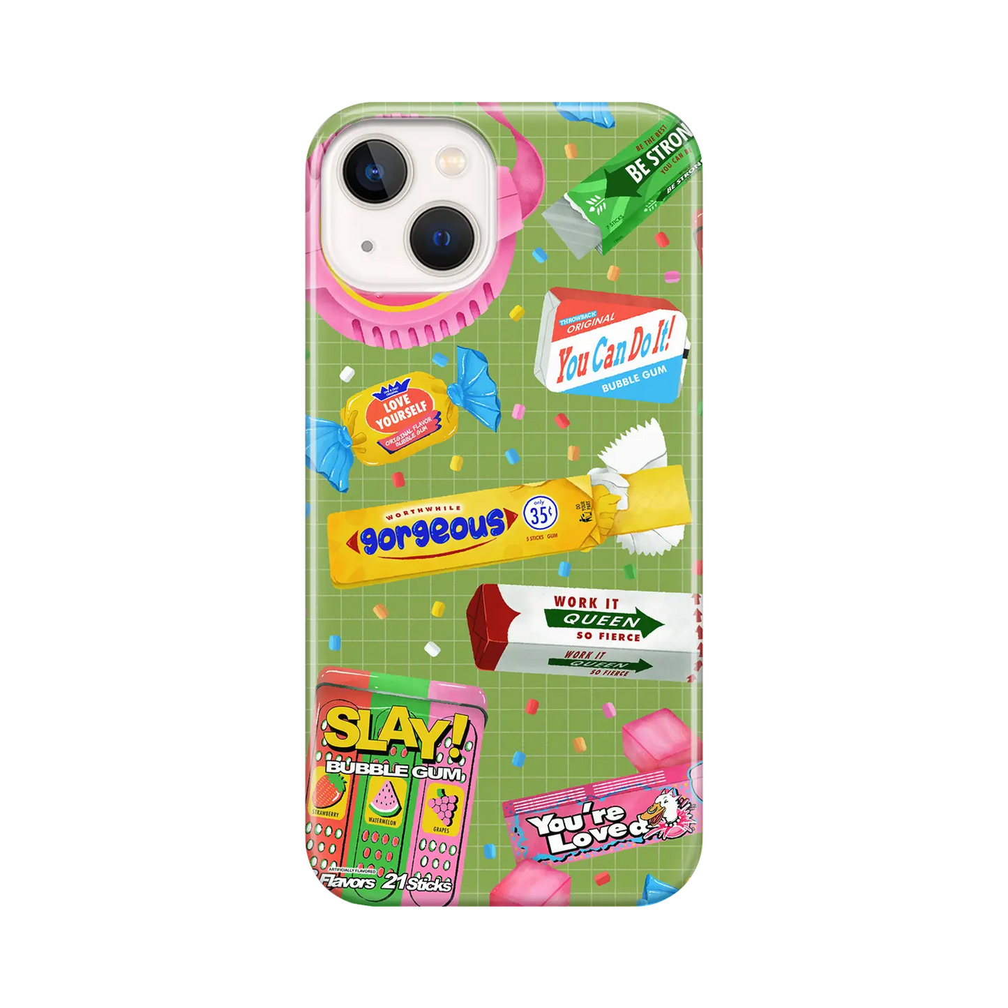 Slay Bubble Gum - brugerdefineret iPhone-etui