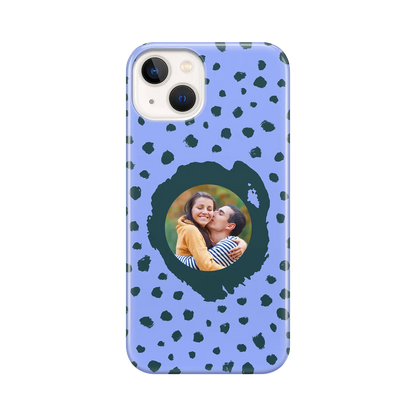 Grunge Dots Picture Style - brugerdefineret iPhone-etui