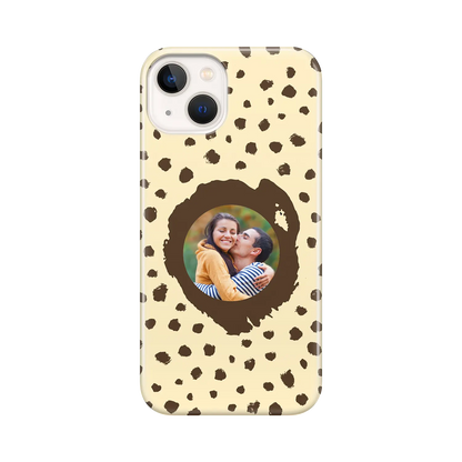 Grunge Dots Picture Style - brugerdefineret iPhone-etui