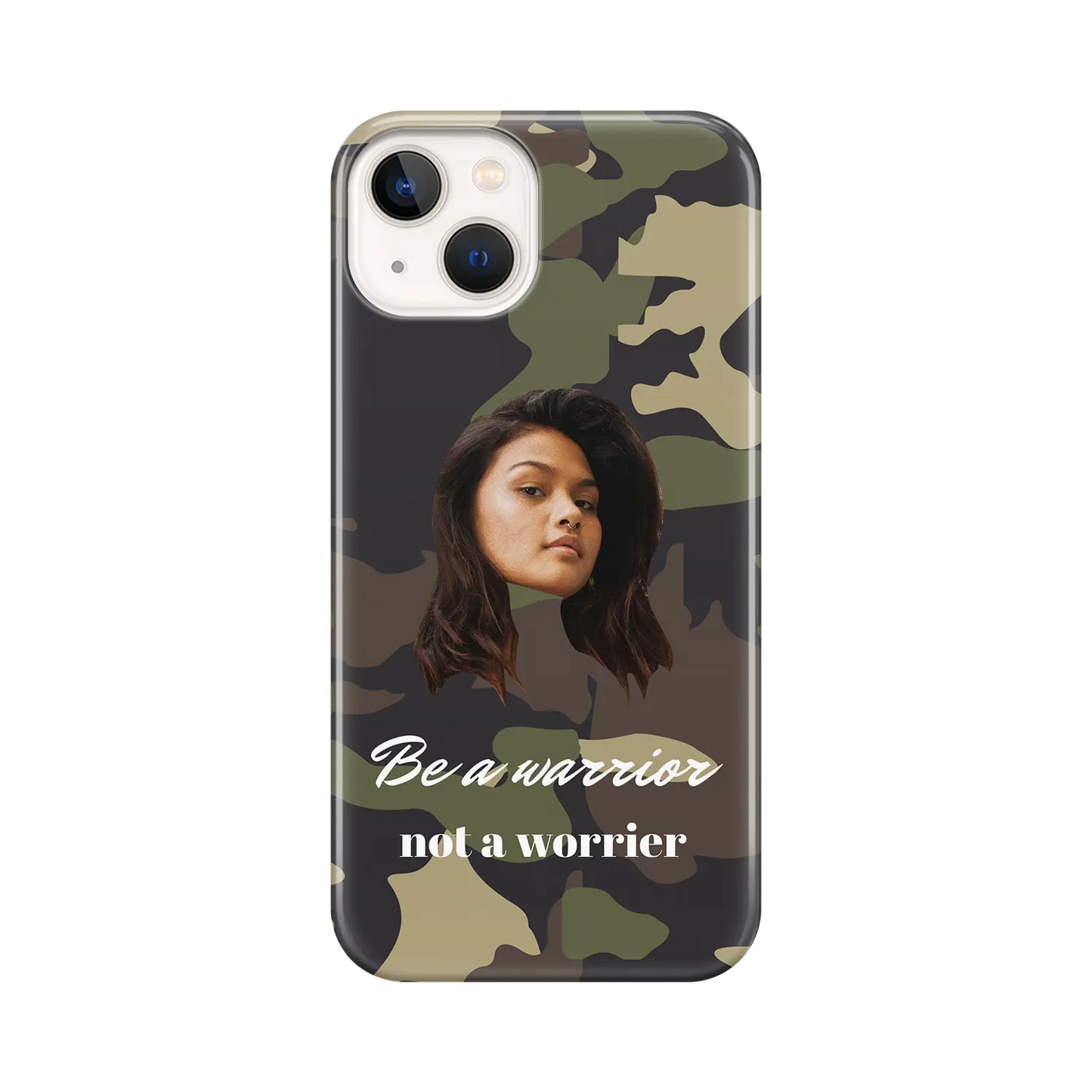 Let's Face It - Camouflage - brugerdefineret iPhone-etui