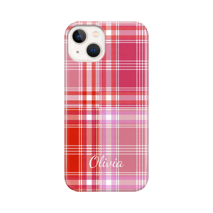 Plaid & Simple - brugerdefineret iPhone-etui