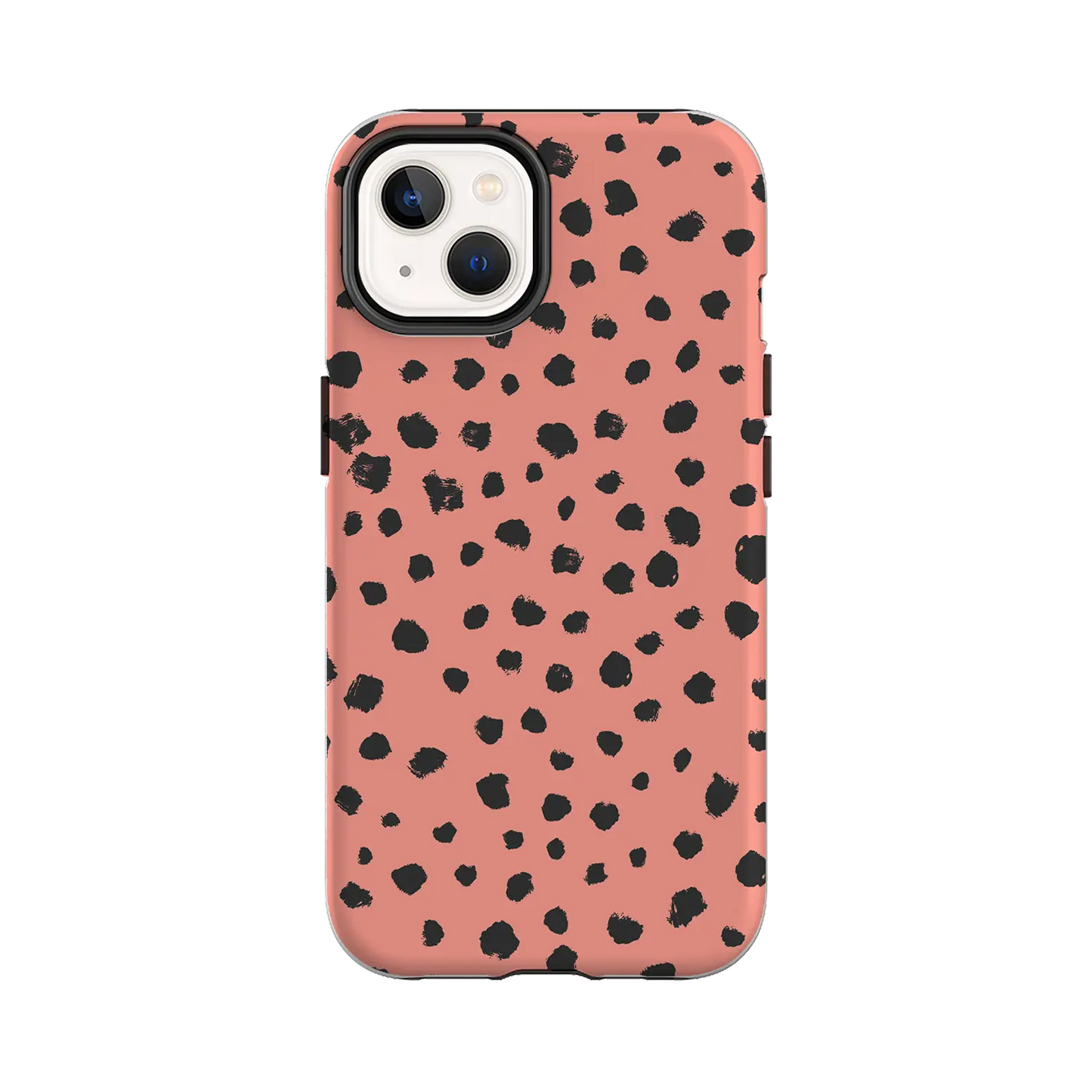 Grunge Dots - brugerdefineret iPhone-etui