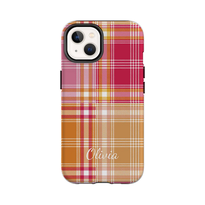 Plaid & Simple - brugerdefineret iPhone-etui