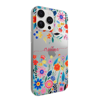 Happy Flowers - Custom Galaxy A Mobilcover