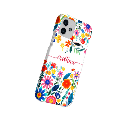 Happy Flowers - Custom Galaxy A Mobilcover