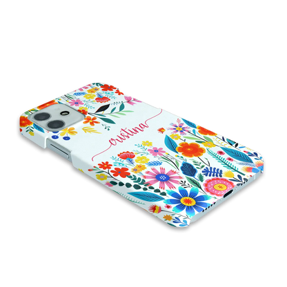 Happy Flowers - Custom Galaxy A Mobilcover