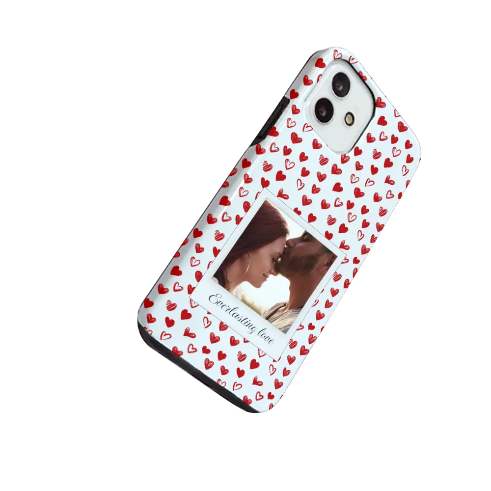 Polaroid Hearts - brugerdefineret iPhone-etui