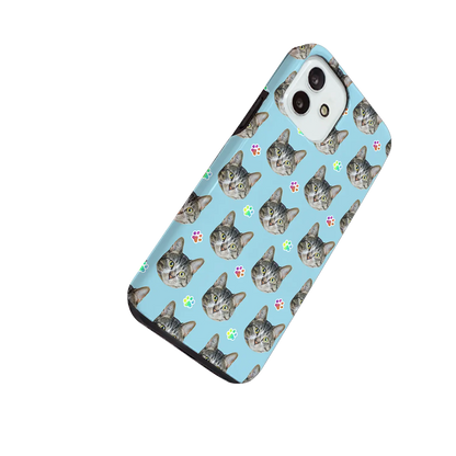 Face & Paws - brugerdefineret Galaxy S-etui