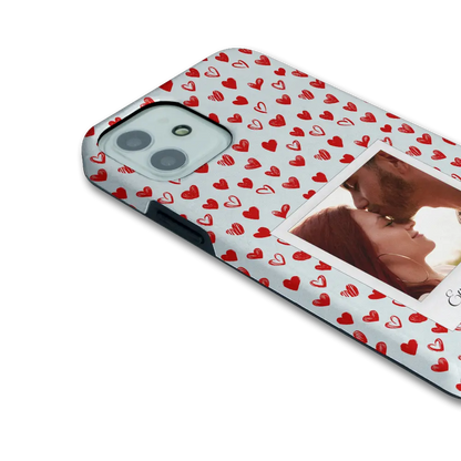 Polaroid Hearts - brugerdefineret iPhone-etui